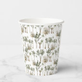 Gobelets En Papier Dinosaur Thème 1ère fête d'anniversaire (Verso)