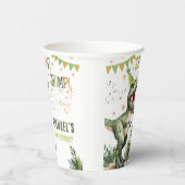 Gobelets En Papier Dinosaur Three Rex 3rd Birthday Party  (Droite)