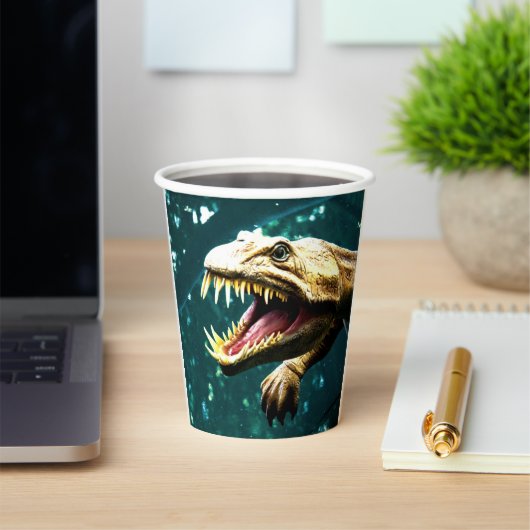 Gobelets En Papier Dinosaure (Insitu)