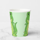 Gobelets En Papier Dinosaure Baby shower T-Rex (Gauche)