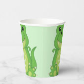 Gobelets En Papier Dinosaure Baby shower T-Rex (Droite)