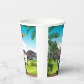 Gobelets En Papier dinosaure mignon et drôle (Droite)