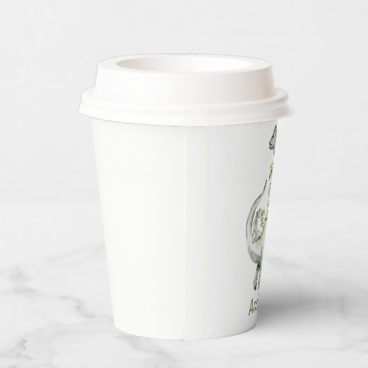 Gobelets En Papier Dinosaure personnalisé fête d'anniversaire (Droite)