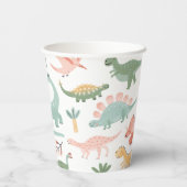 Gobelets en papier dinosaures (Verso)