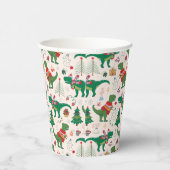 Gobelets En Papier Dinosaures dans Sweaters Motif de Noël (Droite)