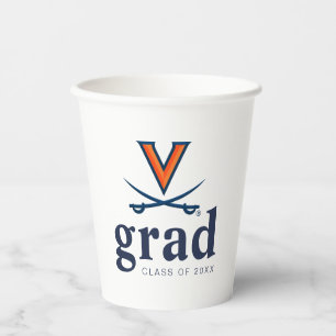 Gobelets En Papier Diplômé de l'Université de Virginie