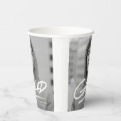 Gobelets En Papier Diplôme de photo moderne en pointillés (Droite)