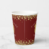 Gobelets En Papier Diplôme d'enseignement Maroon Gold (Droite)