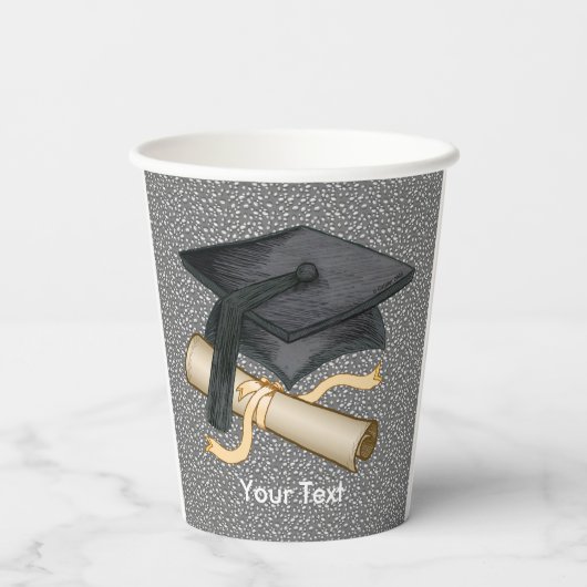 Gobelets En Papier Diplôme d'obtention du diplôme d'études supérieure (Verso)