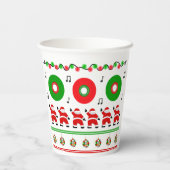 Gobelets En Papier Disco Père Noël (Verso)