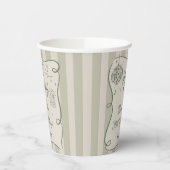 Gobelets En Papier Disco Whimsical Hand Drawn Funky 30e anniversaire (Gauche)