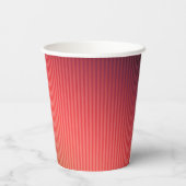 Gobelets En Papier Divisé, rouge, vert, dégradé (Verso)