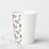 Gobelets En Papier DIXIE Mignonne Pays Rouge Grange Bébé Animaux (Gauche)