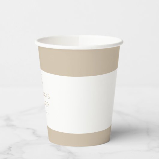 Gobelets En Papier Docteur PharmD sur mesure de la Fête de Graduation (Gauche)