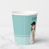 Gobelets En Papier Docteur vétérinaire Diplômé Vet DVM Graduation (Droite)