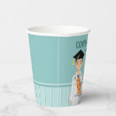 Gobelets En Papier Docteur vétérinaire étudiant DVM Vet Graduation (Droite)