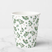 Gobelets En Papier Dollar d'argent de l'eucalyptus (Recto)