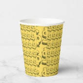 Gobelets En Papier dollar or (Droite)