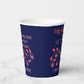 GOBELETS EN PAPIER DON DE LA JOURNÉE DE VALENTINE POUR PETITE AMIE, F (Droite)