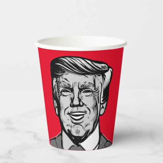 GOBELETS EN PAPIER DONALD TRUMP (Recto)