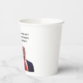 Gobelets En Papier Donald Trump 2024 (Gauche)