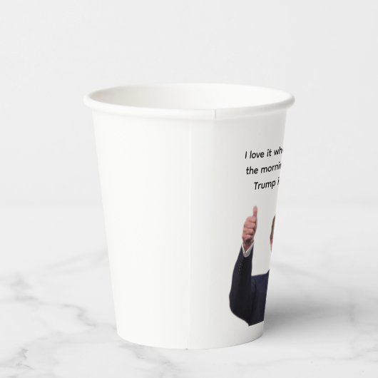 Gobelets En Papier Donald Trump 2024 (Droite)