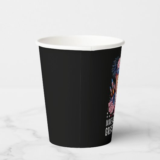 Gobelets En Papier Donald Trump 4 juillet sa grandeur (Droite)