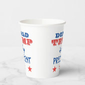 Gobelets En Papier Donald TRUMP est mon président (Gauche)