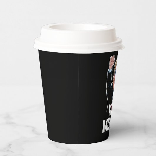 Gobelets En Papier Donald Trump vous a manqué (Droite)