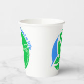 Gobelets En Papier Donate Life an Organ Donor Awareness Butterfly (Gauche)