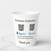 Gobelets En Papier Donation Collection conseil pot ajouter votre q r (Verso)