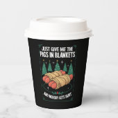 Gobelets En Papier Donne-Moi Juste Des Chiens Dans Des Couvertures Fê (Recto)