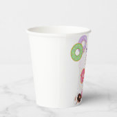 Gobelets En Papier Donut 1er anniversaire rose (Droite)