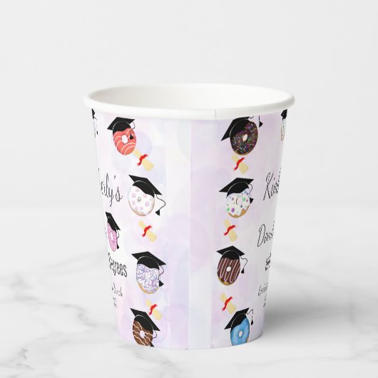 Gobelets En Papier Donuts and Degrees Graduation Brunch (Droite)