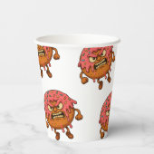 Gobelets En Papier Donuts en colère (Verso)