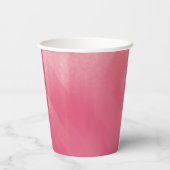 Gobelets En Papier Douce Fête de Mariage Bohème Dégradée (Verso)