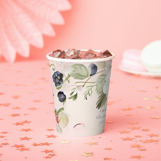 Gobelets En Papier Douce pluie d'amour (Insitu)