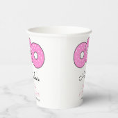 Gobelets En Papier Doudou rose beige Douche à arrosage (Droite)