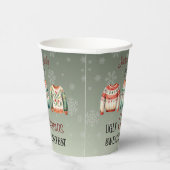 Gobelets En Papier Douille de Noël moche tasses personnalisées en pap (Droite)
