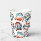 Gobelets En Papier Douleur de Noël moche (Verso)