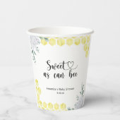 Gobelets En Papier Doux comme peut l'être une abeille -  (Verso)