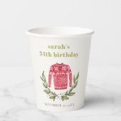 Gobelets En Papier Doux doux mignon rouge hiver n'importe quel âge An (Recto)