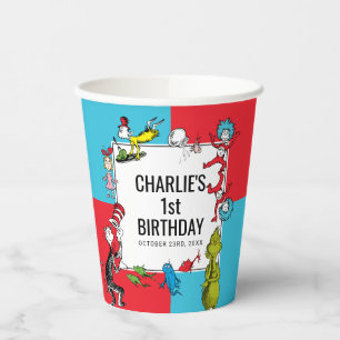 Gobelets En Papier Dr. Seuss - Caractères ANNIVERSAIRE DE ENFANT