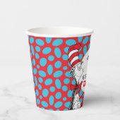 Gobelets En Papier Dr Seuss | Chat à l'anniversaire du Casquette (Recto)
