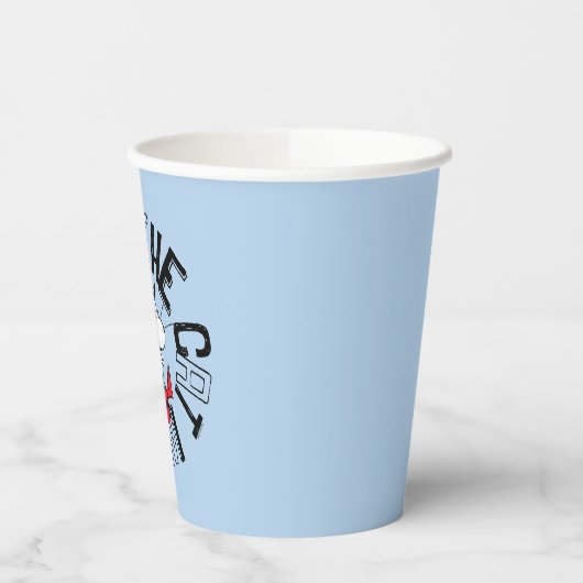 Gobelets En Papier Dr Seuss | Chat dans l'art rond Casquette (Gauche)