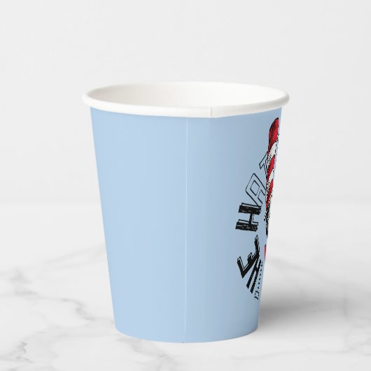 Gobelets En Papier Dr Seuss | Chat dans l'art rond Casquette (Droite)