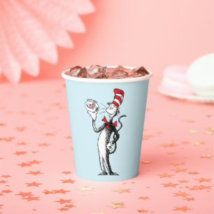 Gobelets En Papier Dr Seuss   Chat dans le Casquette & Krinklebine