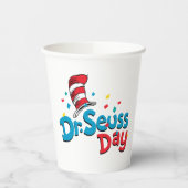 Gobelets En Papier Dr Seuss Day | Confetti (Gauche)