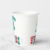 Gobelets En Papier Dr Seuss | Grinch - Rouge et Vert (Droite)