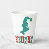 Gobelets En Papier Dr Seuss | Grinch - Rouge et Vert (Recto)